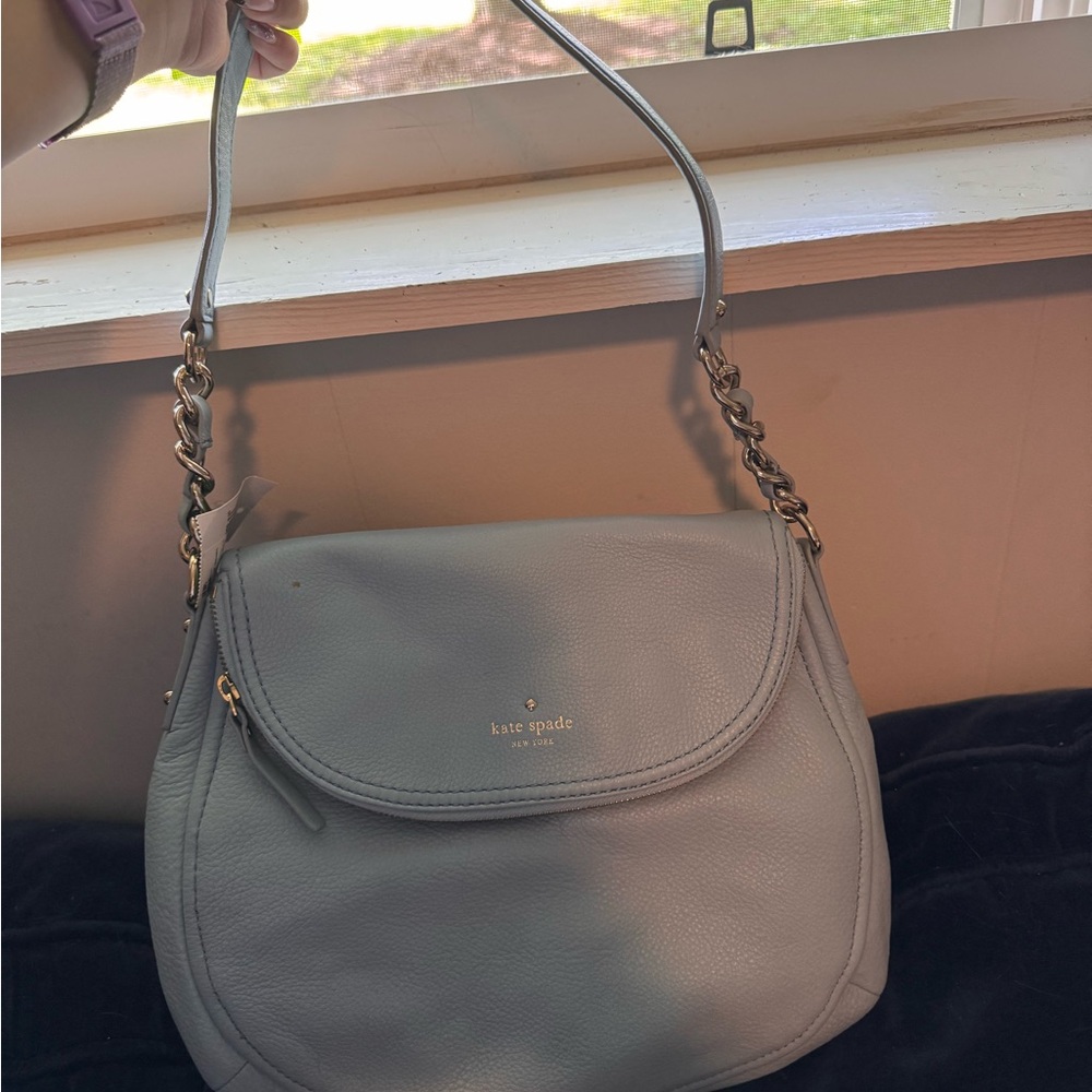 Kate Spade Blue Shoulder Bag with Elegant Design